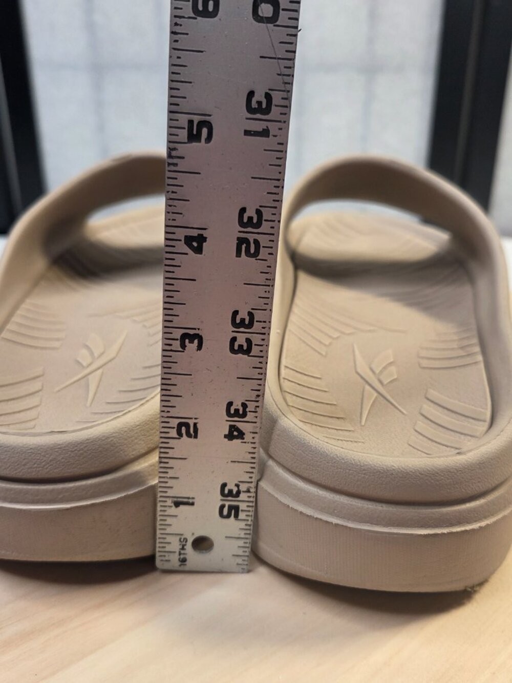 Reebok Sporty Tan Platform Slides Sandals Women US 10 - Picture 6 of 13